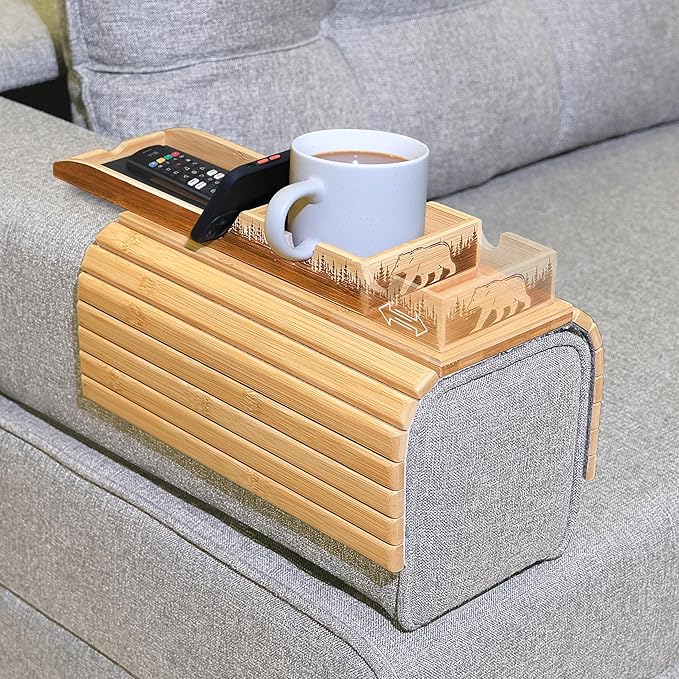 Armora™ 3-in-1 Sofa Armrest Tray