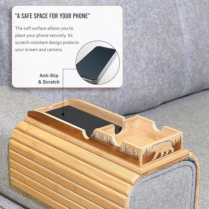 Armora™ 3-in-1 Sofa Armrest Tray