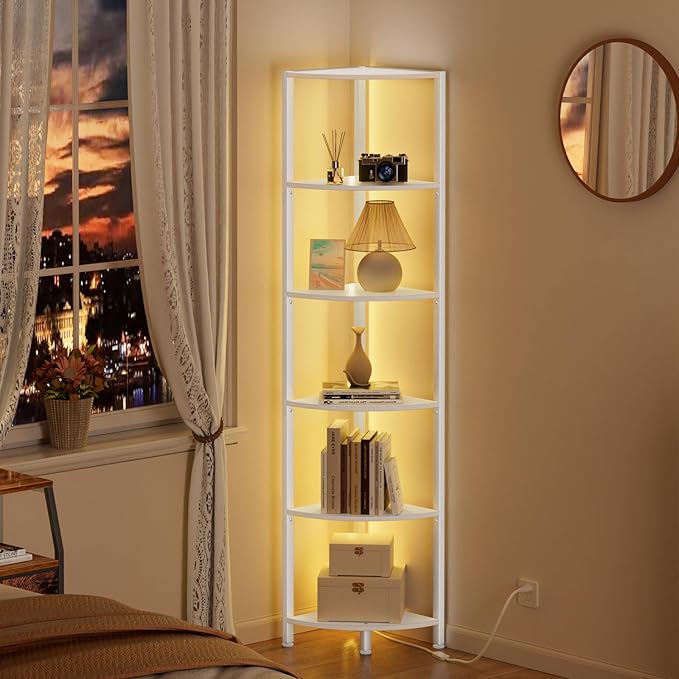LumiCorner™ LED Corner Shelf